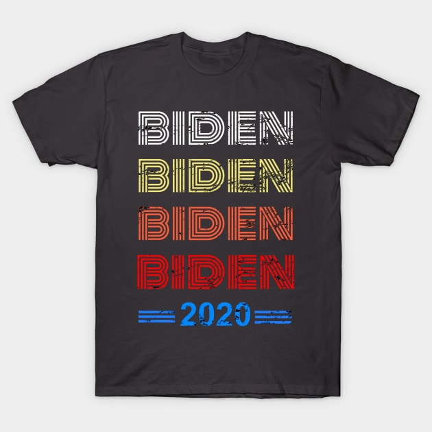 Biden 2020 Vote For American President Election Gift Vintage style T-Shirt by WPKs Design & Co